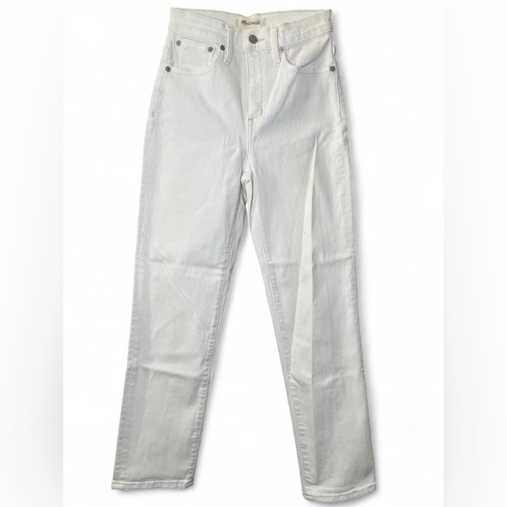 Madewell Men's Straight White Jeans